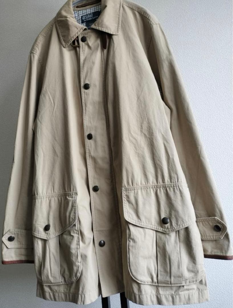 ラルフローレン バルマカーンコート ハンティングジャケット Sサイズ ベージュ