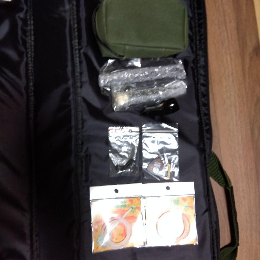 三線ケース ヘビ柄 黒/黄