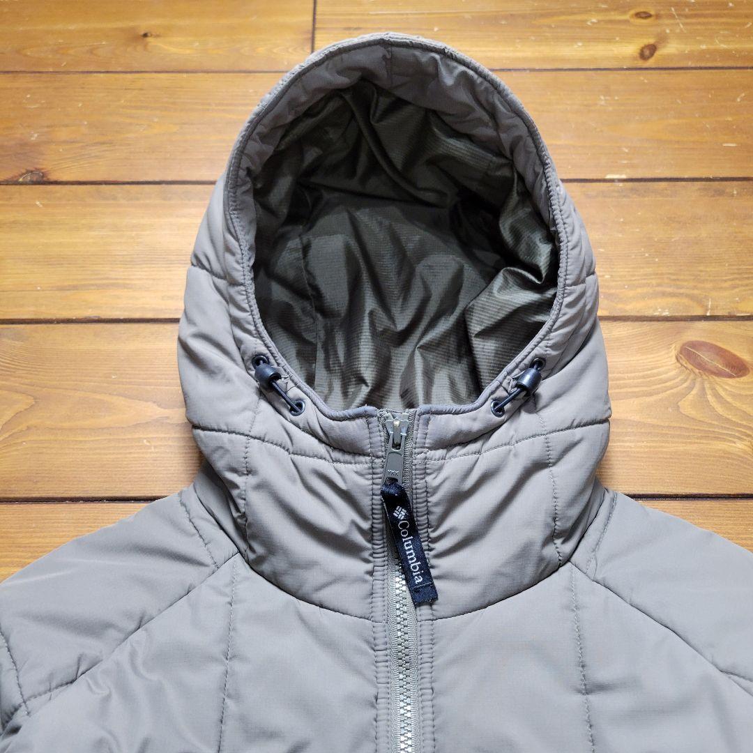 【今季大注目】希少カラー コロンビア キルティング ダウンパーカ グレー