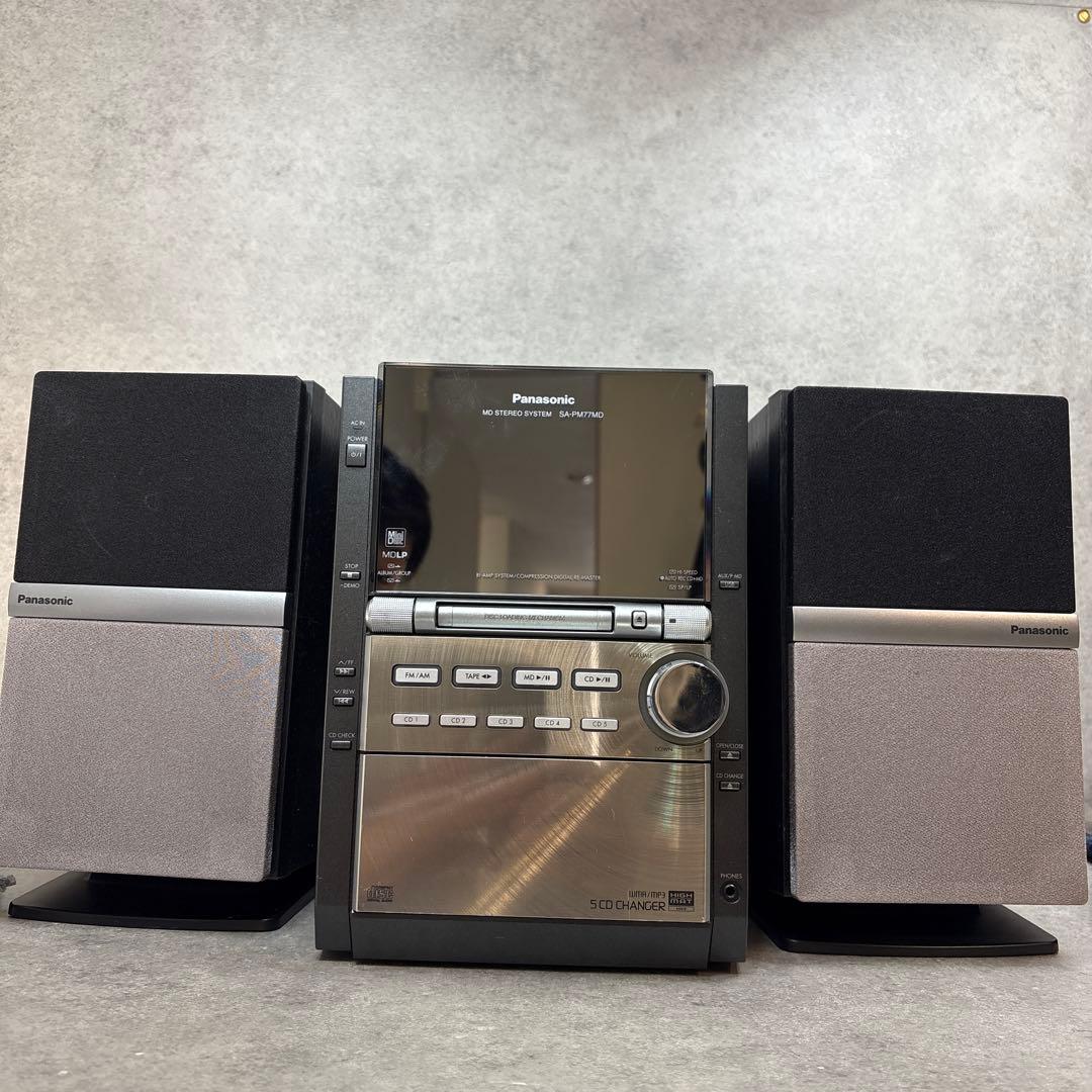 Panasonic パナソニック システムコンポ　SA-PM77MD ブラック