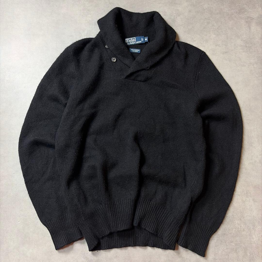 90s Polo by Ralph Lauren カシミヤニット ショールカラー