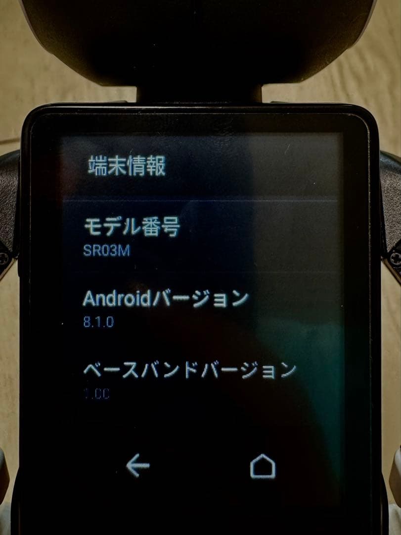 【極美品】SHARP RoBoHoN SR-03M-T ロボホン