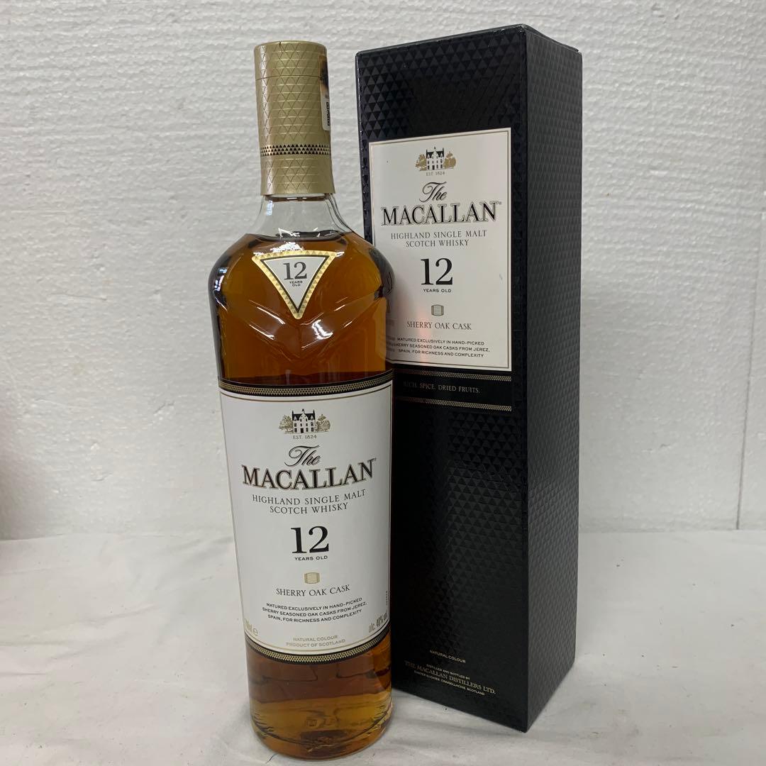 MACALLAN マッカラン12年シェリーオークカスク700ml 40% 箱付