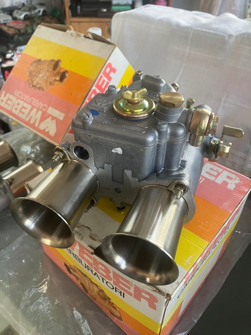 WEBERウエーバー45DCOEスペイン製キャブレター対策前ビンテージ