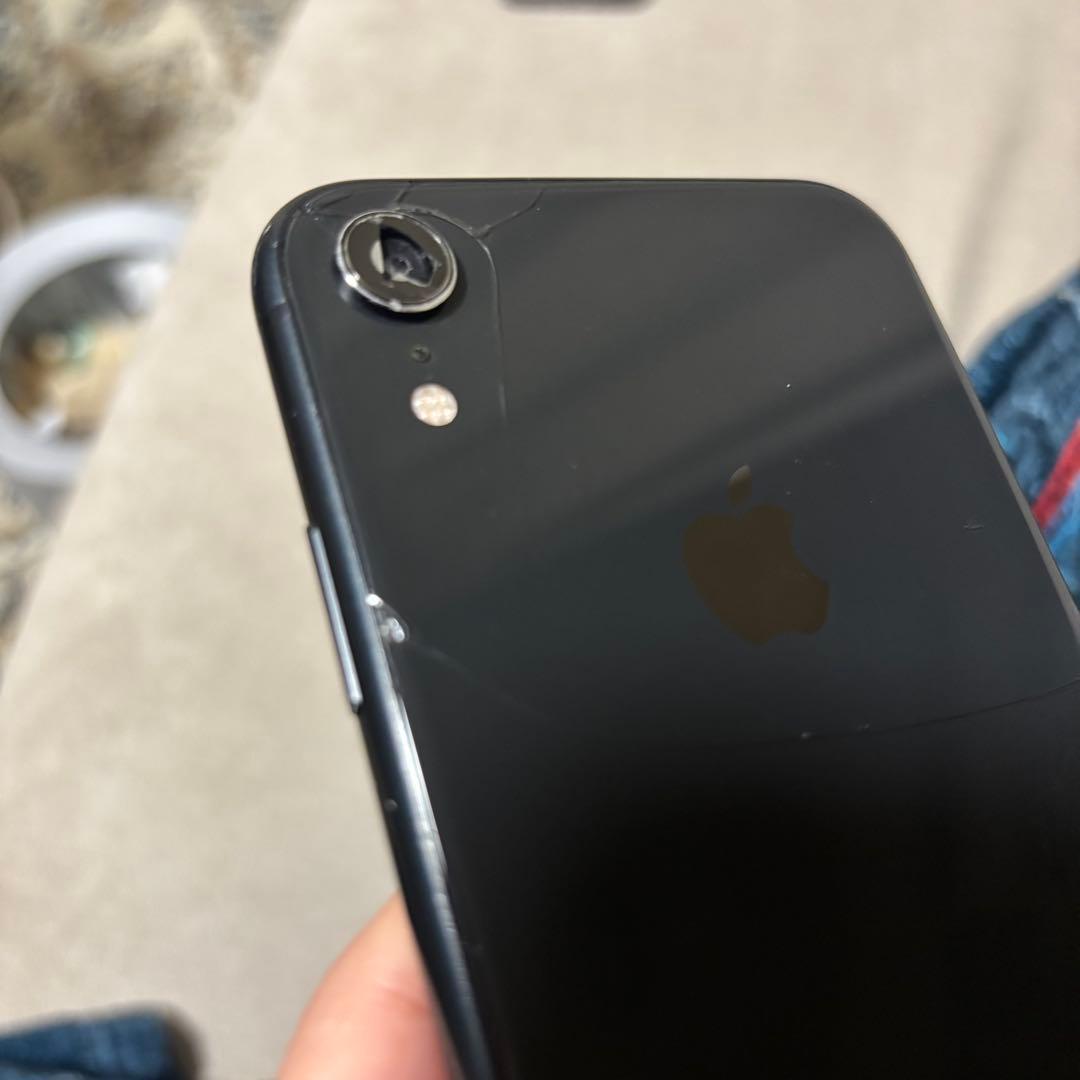 iPhone XR 256GB カメラ、背面割れ