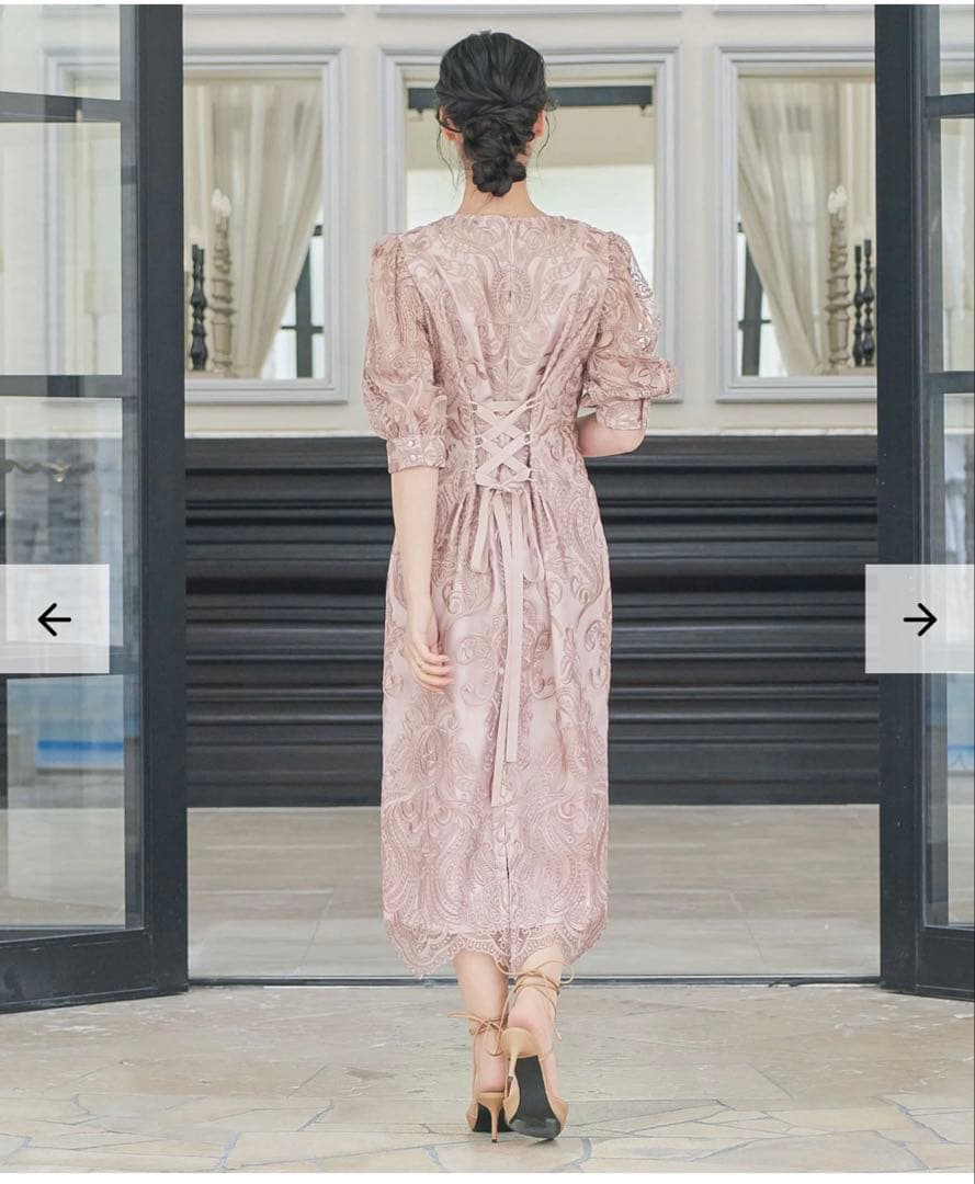 【超美品】Niana パーティドレス　結婚式ドレス