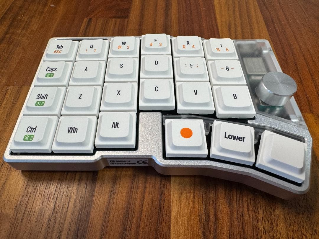 ぴ*け様 分割キーボード Cornix シルバー おまけ付き