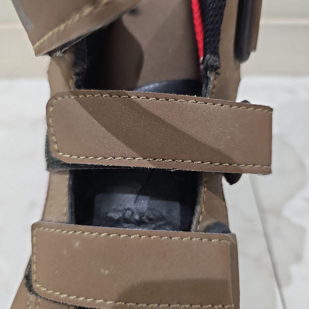 PUMA ハイカット安全靴 ブラウン/レッド