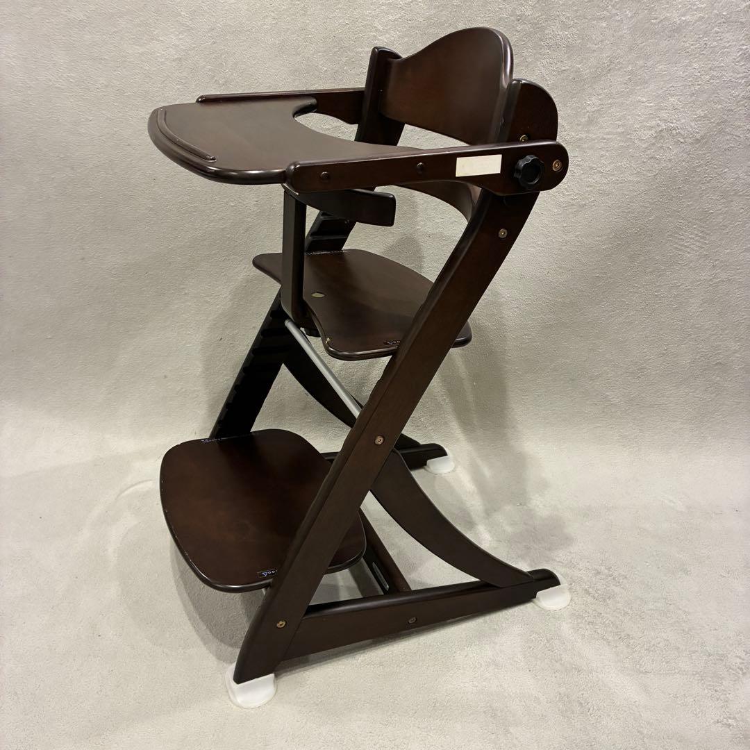 大和屋 yamatoya すくすくスリムフィットチェア テーブルガード付