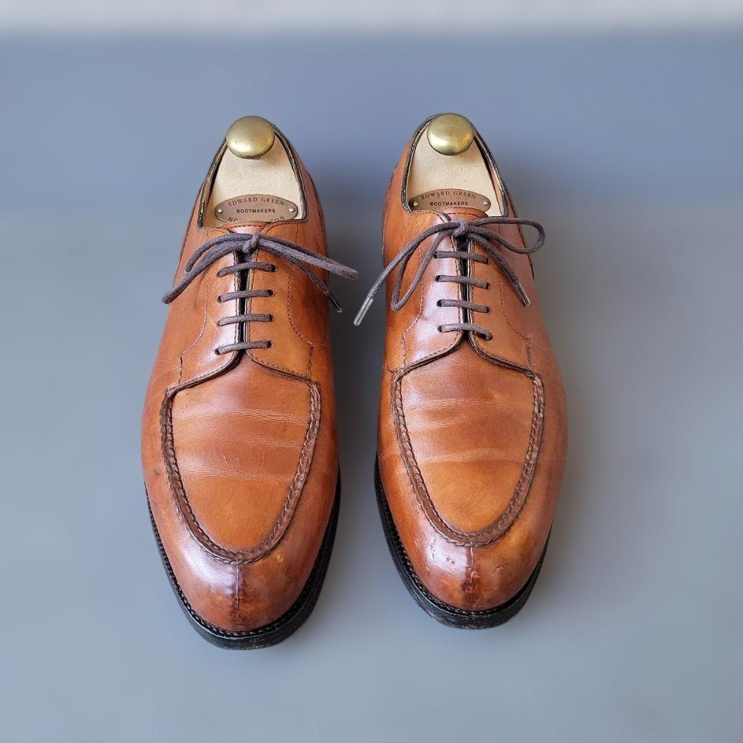 Edward Green Uチップ Dover 25cm 5 1/2E ブラウン