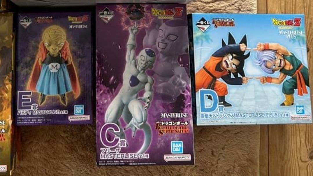 ドラゴンボール一番くじ　C賞　D賞　E賞 3体セット