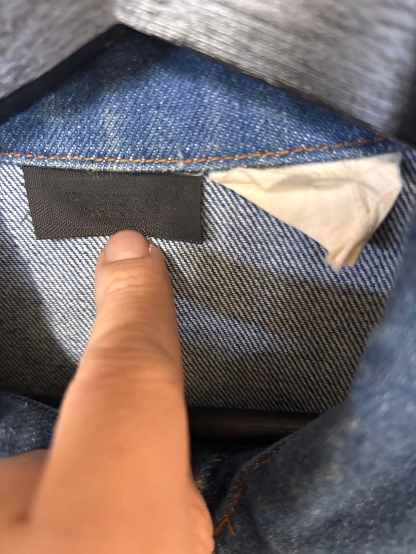 シアーズROEBUCKS デニムジャケット超濃紺60〜70s激デカサイズ