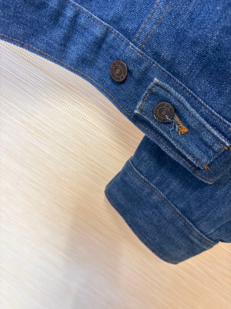 シアーズROEBUCKS デニムジャケット超濃紺60〜70s激デカサイズ