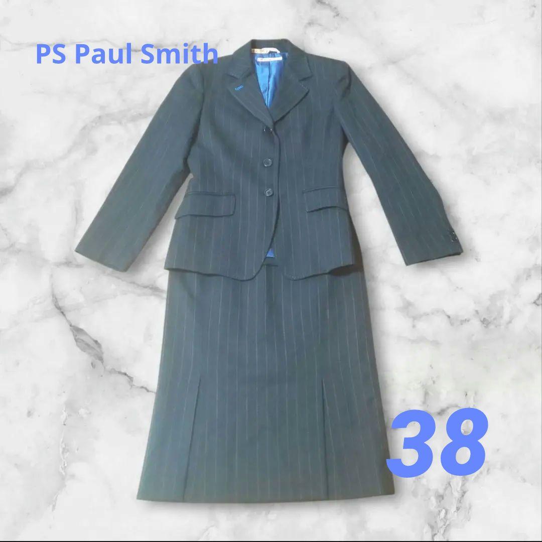 PS Paul Smith スカートスーツ ウール セットアップ ストライプ