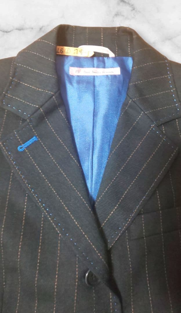 PS Paul Smith スカートスーツ ウール セットアップ ストライプ