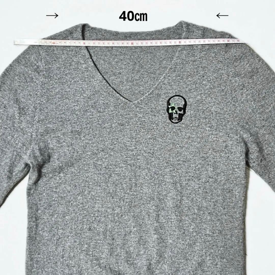 ジ*ウ様 【限定色】美品ルシアンぺラフィネ　カシミアセータ ーニット　L グレー