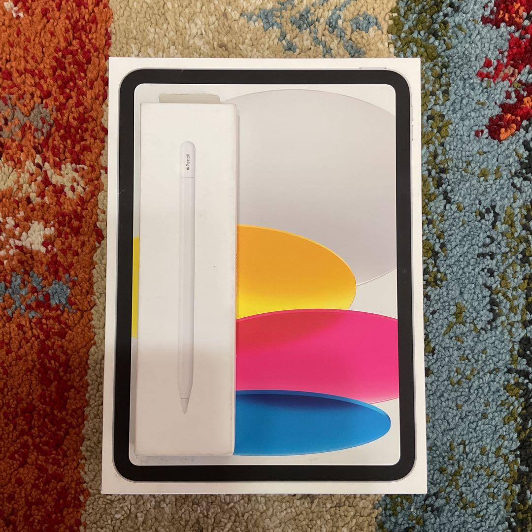 iPad10世代　ケース・applepencil付き