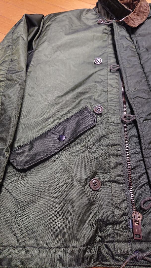 80s vintage アルファデッキ ジャケット US.NAVY ほぼデッド