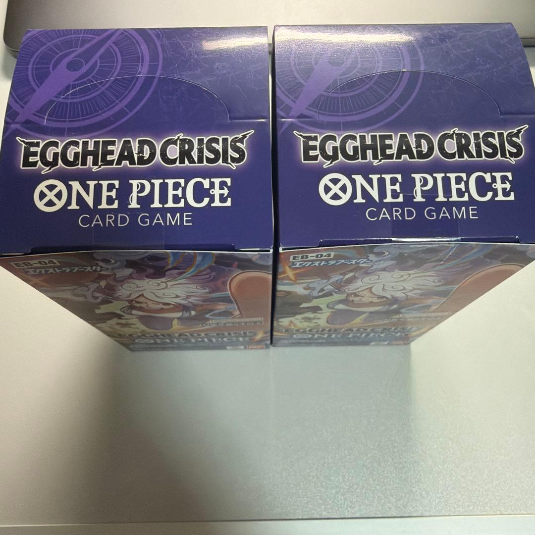 ワンピースカードEGGHEAD CRISIS エッグヘッド2BOX未開封テープ付