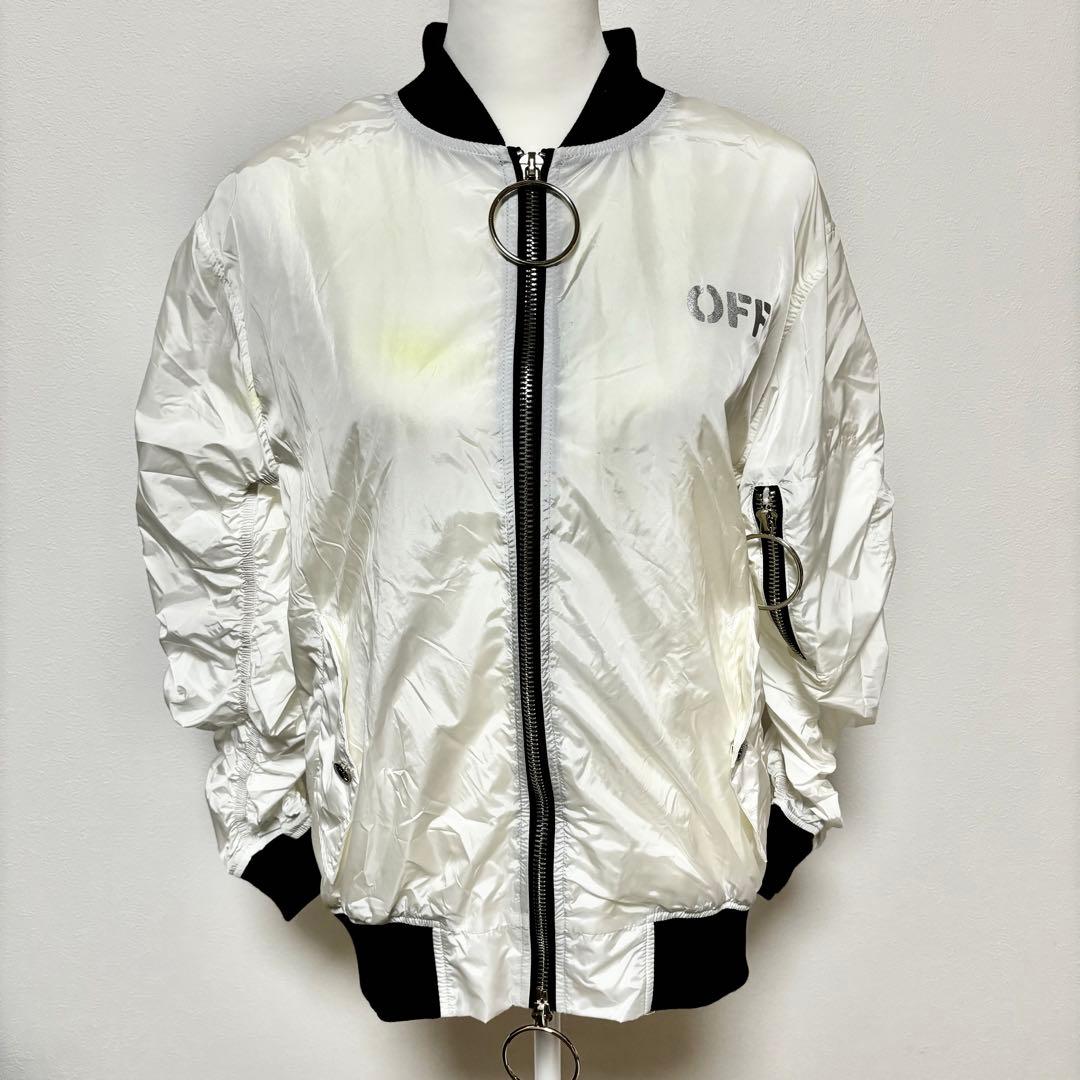 希少 オフホワイト ナイロンジャケット ハーネス付属