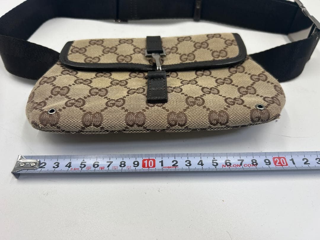 GUCCI グッチ ウエストバッグ GGスプリーム キャンバス ボディバッグ