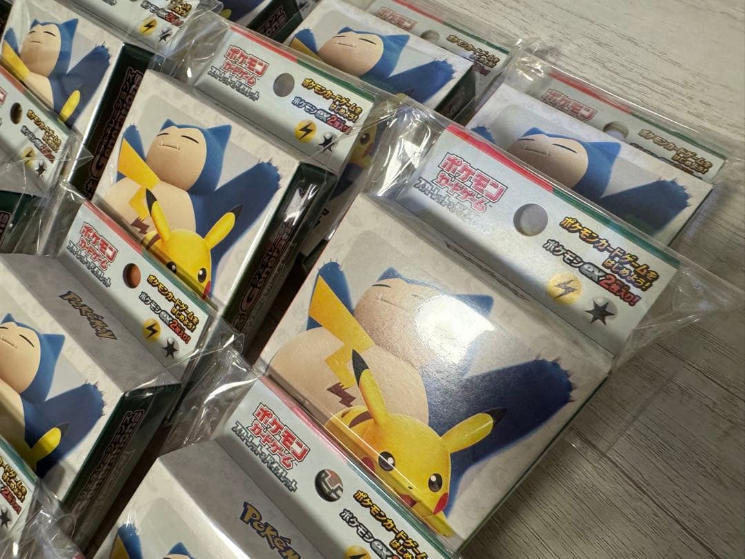 【新品】ピカチュウex & カビゴンex スタートデッキ 16個セット