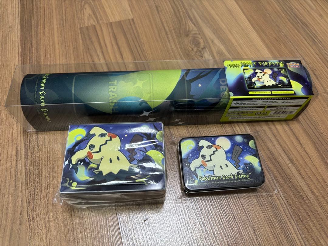 【韓国限定】ミミッキュ　プレイマット　ナイトフォレスト　3点セット