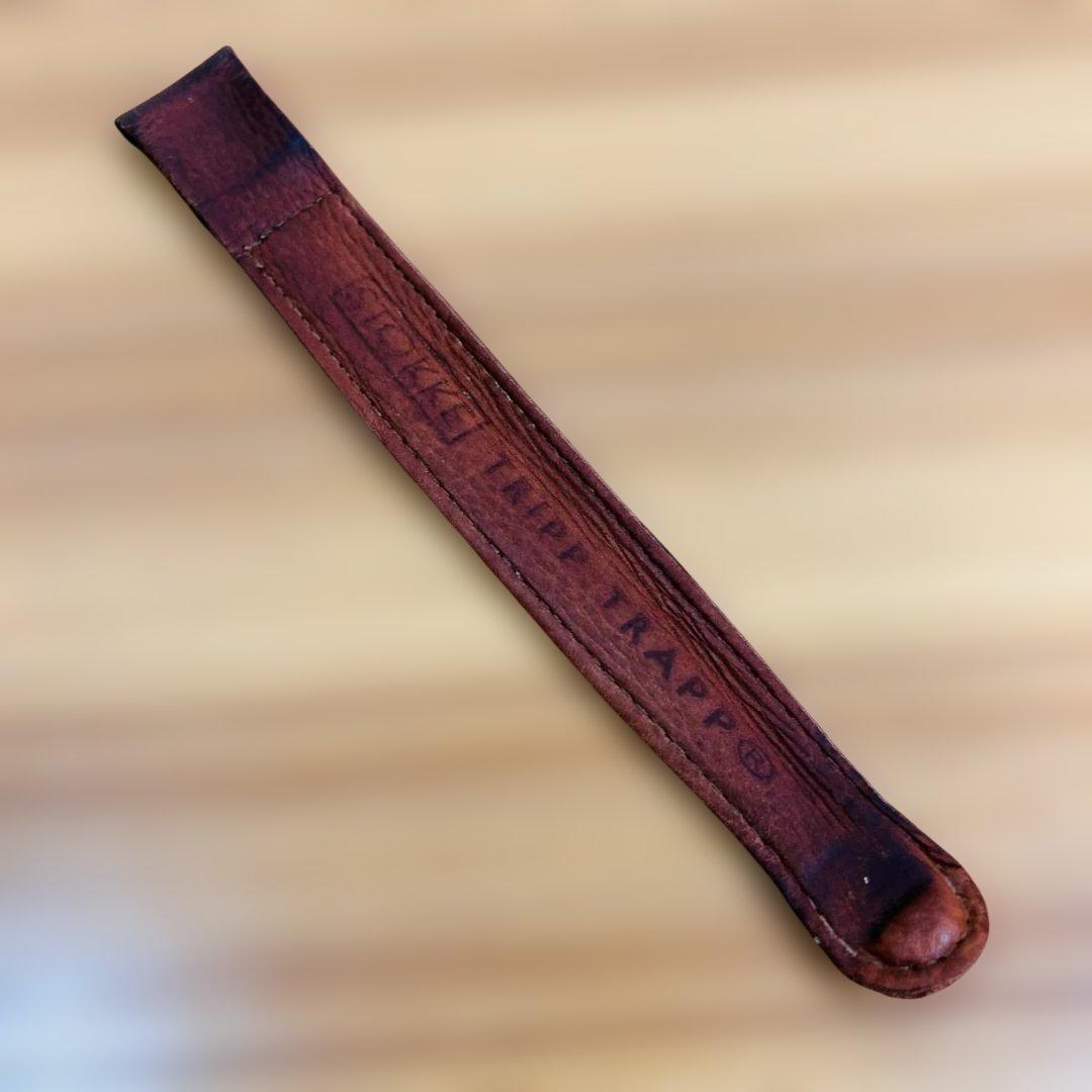 【廃盤希少品】STOKKE トリップトラップ 木製ベビーガード 皮ベルト付き