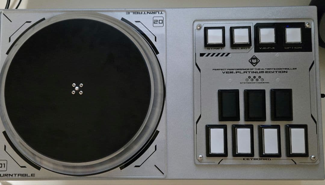 yuancon beatmania IIDXコントローラ バネ・スイッチ換装済み