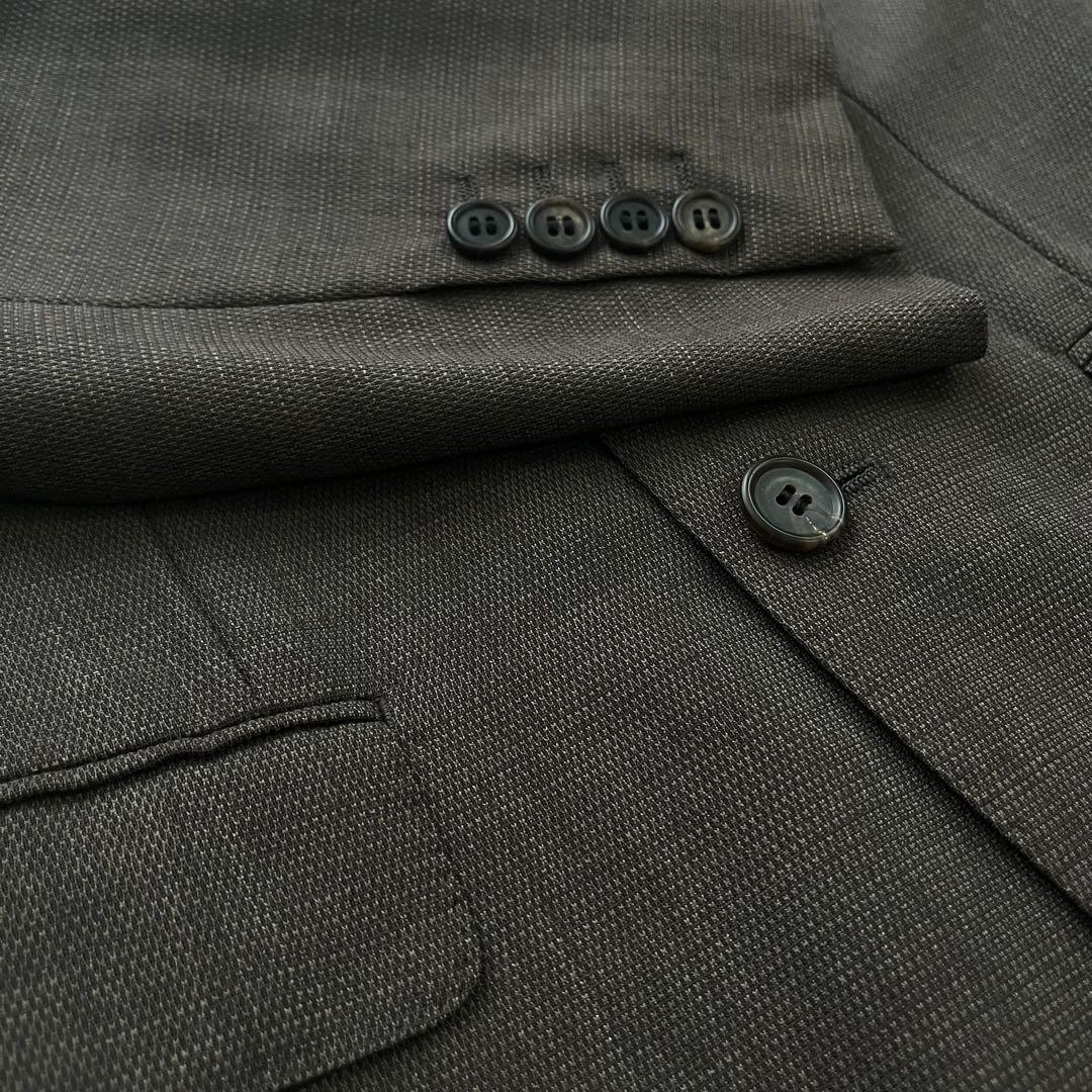 ポールスミス　ゼニア　セットアップ　スーツ 背抜き ブラウン