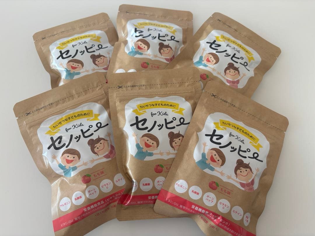 セノッピー6袋　もも味