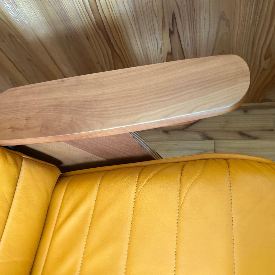 【美品】カリモク 1人 シングルソファー オットマン付き　ザファースト