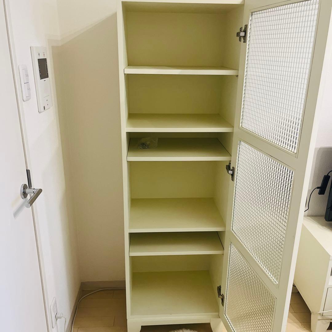 【廃盤】unico★U-CUBE★シングルキャビネット★食器棚★本棚★収納棚