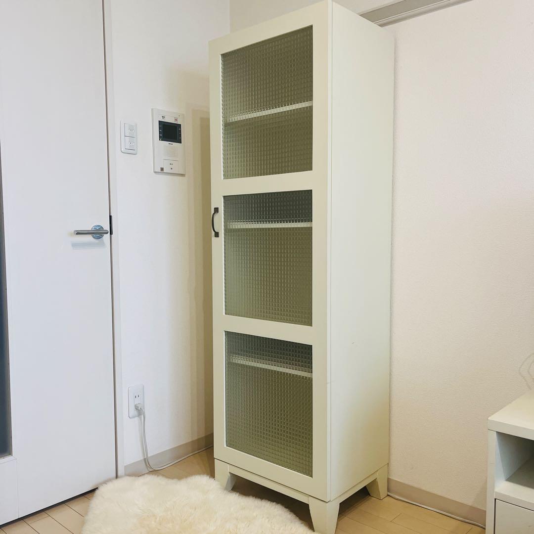 【廃盤】unico★U-CUBE★シングルキャビネット★食器棚★本棚★収納棚