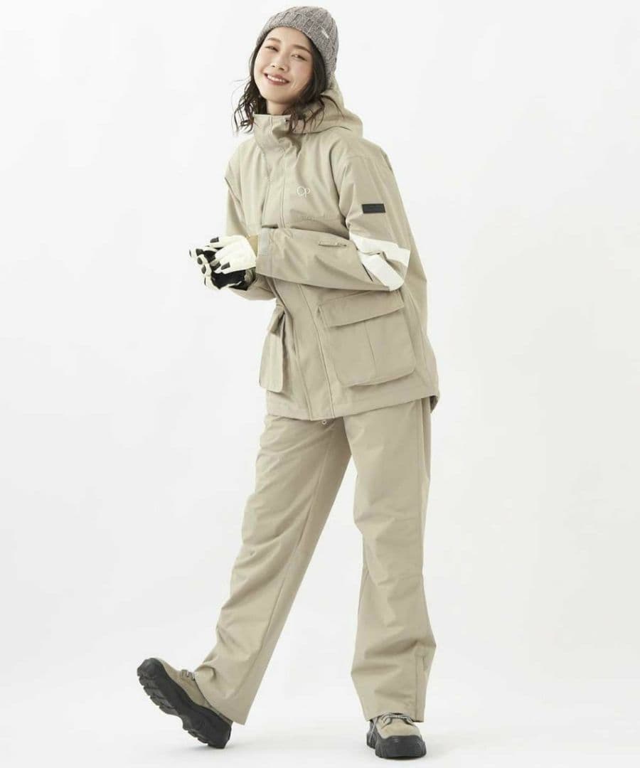 【最終値下げ】　op　上下セット　スノーウェア　スノボ　スキー　新品グローブ付き