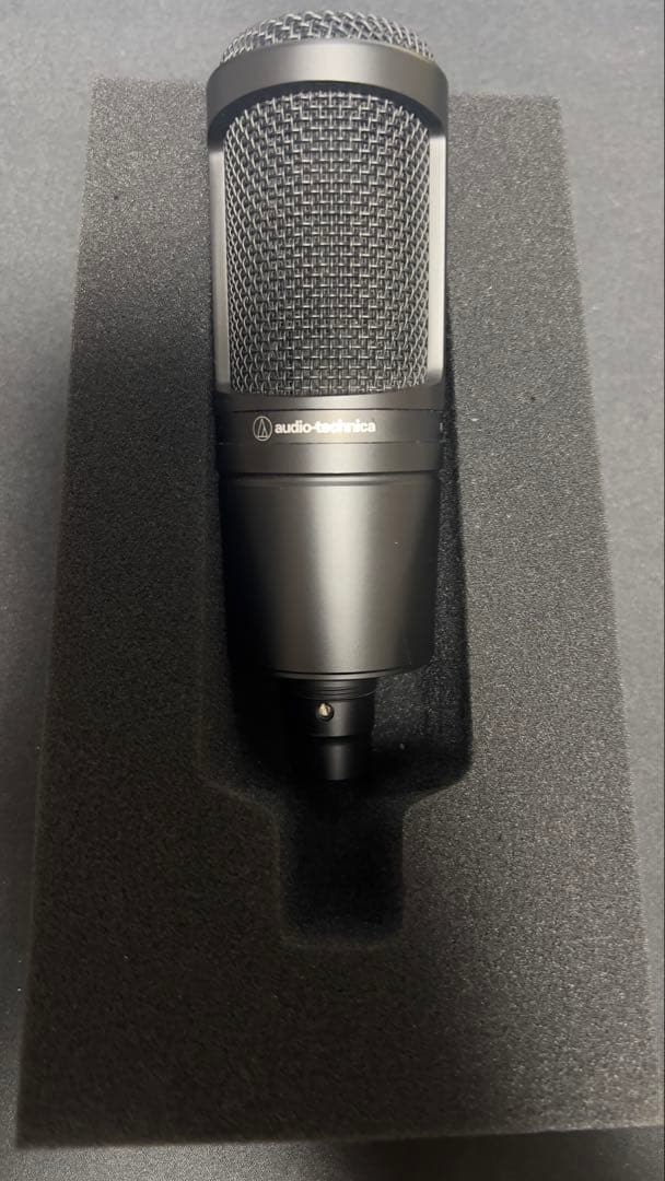 audio-technica AT2020 +ショックマウント+ポップフィルター