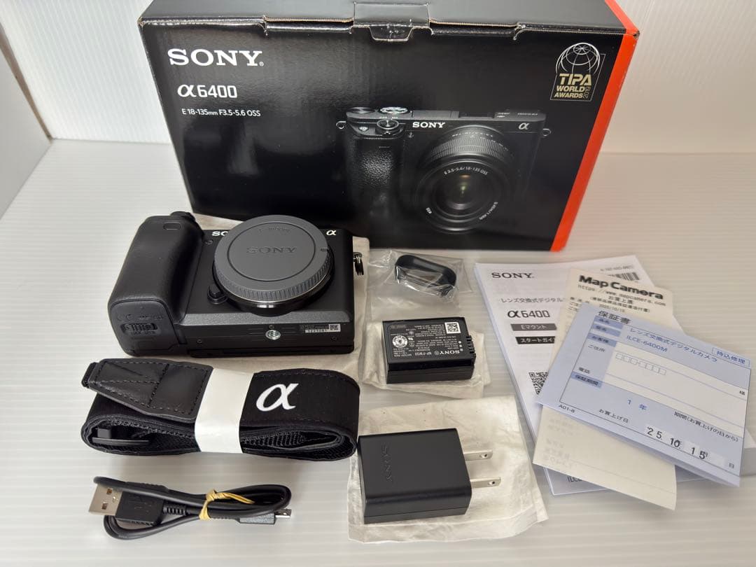 新品未使用 標準ズームレンズ付き SONY α6400 SELP1650