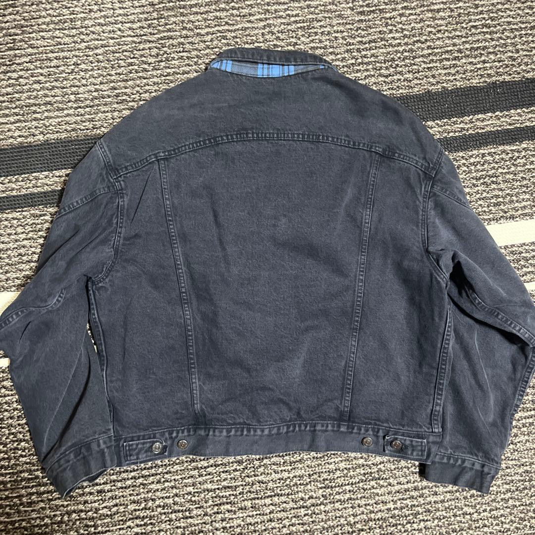 Levi's Gジャン USA製裏ネルブラックデニムジャケット
