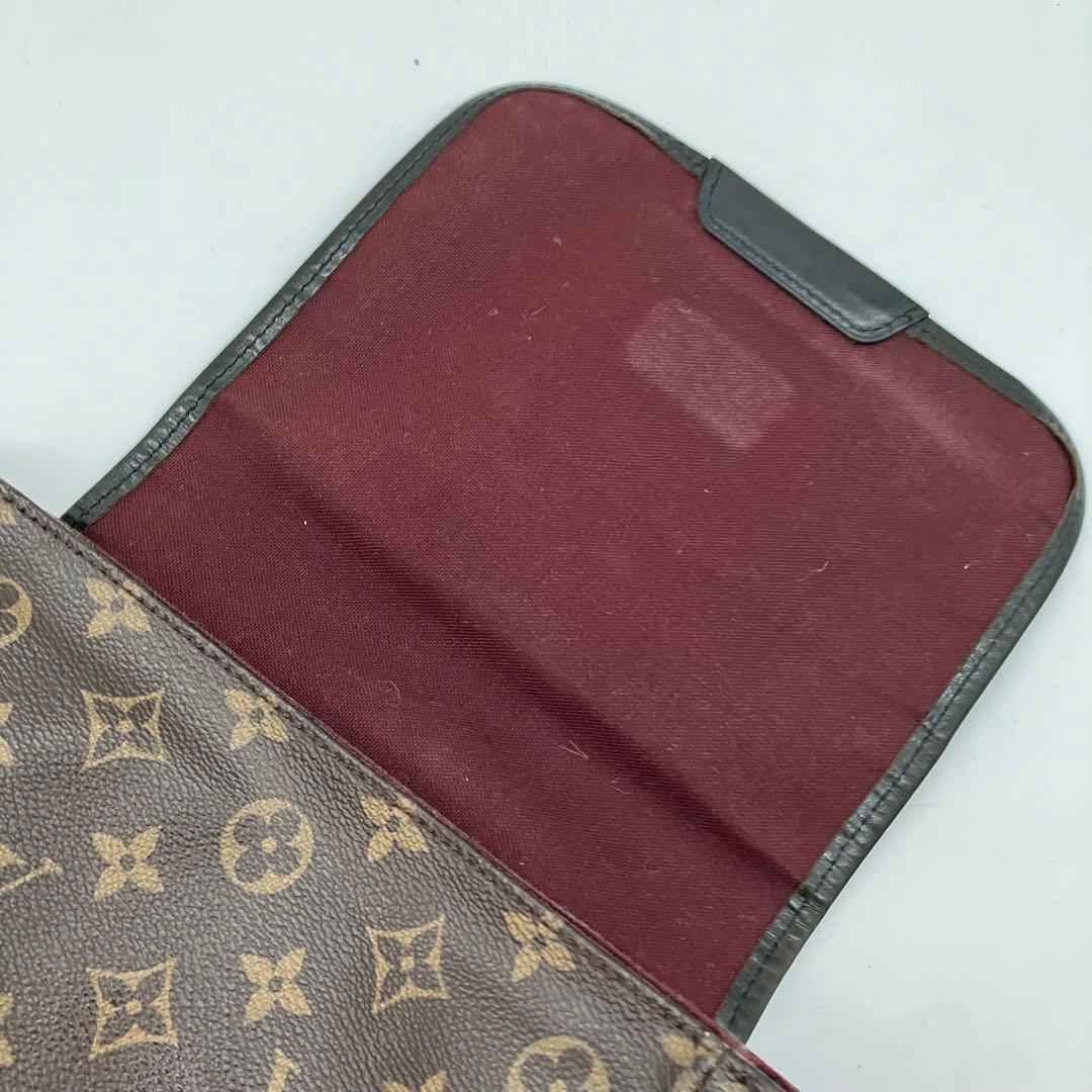 【極美品】　ルイヴィトン　モノグラムマカサー バスPM　ショルダーバッグ　レザー