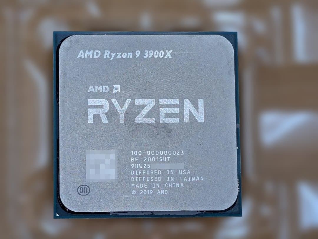 Ryzen 9 3900X（CPU単体・BTO PC取外し）