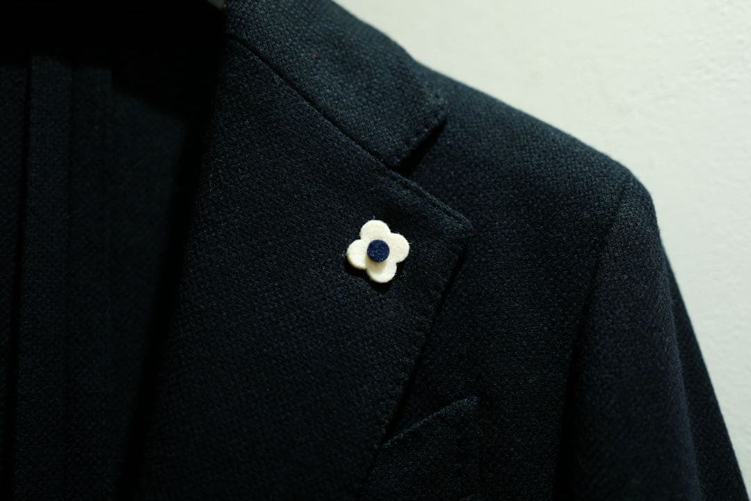 LARDINI テーラードジャケット46ラルディーニ　ネイビー