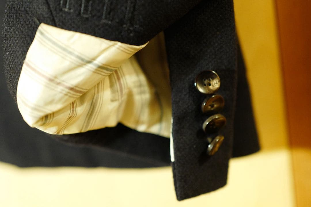 LARDINI テーラードジャケット46ラルディーニ　ネイビー