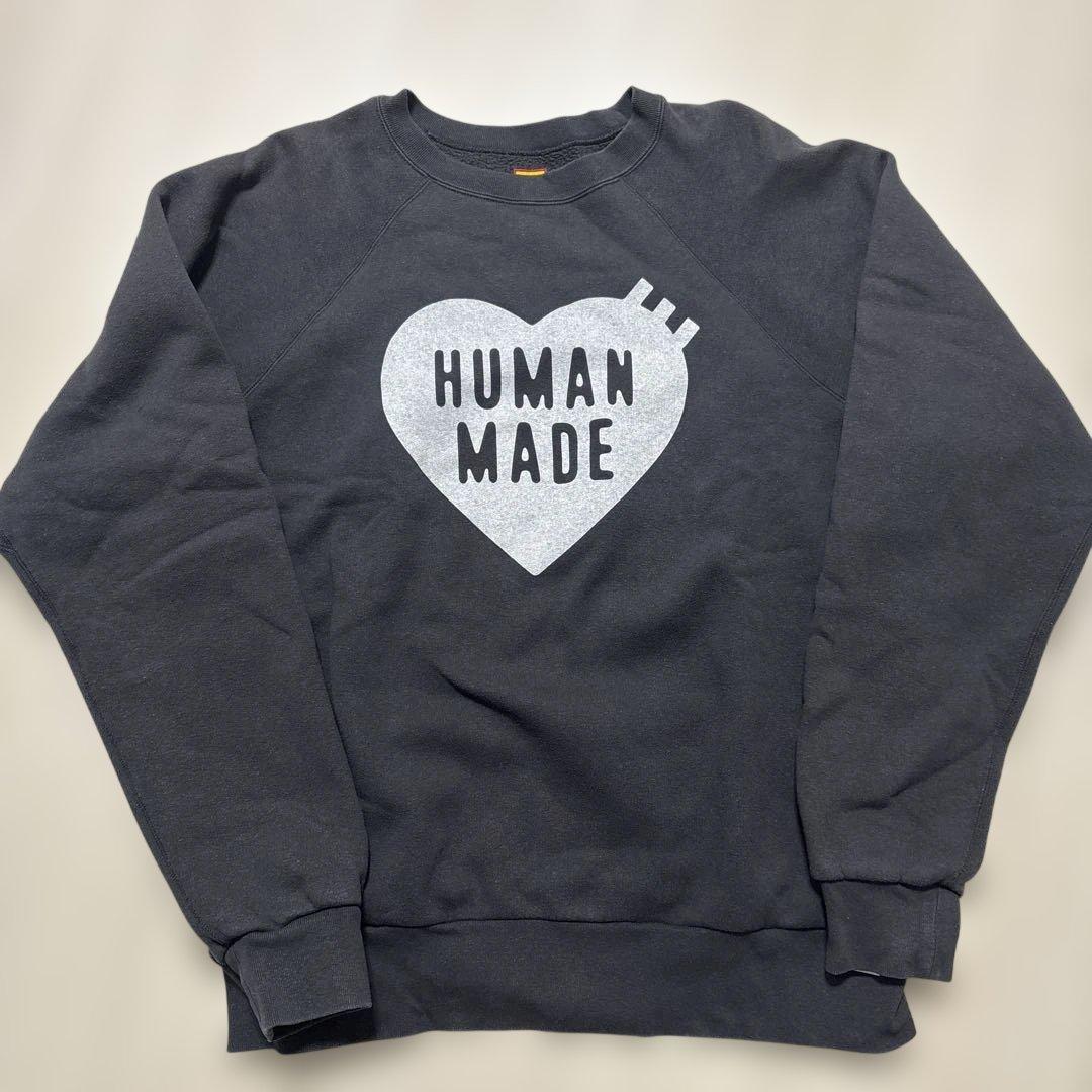 HUMAN MADE スウェット　ハートロゴ　XL ブラック