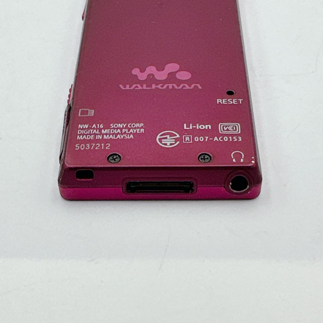 概ね美品✨SONY WALKMAN NW-A16 32GB ハイレゾ対応 ピンク