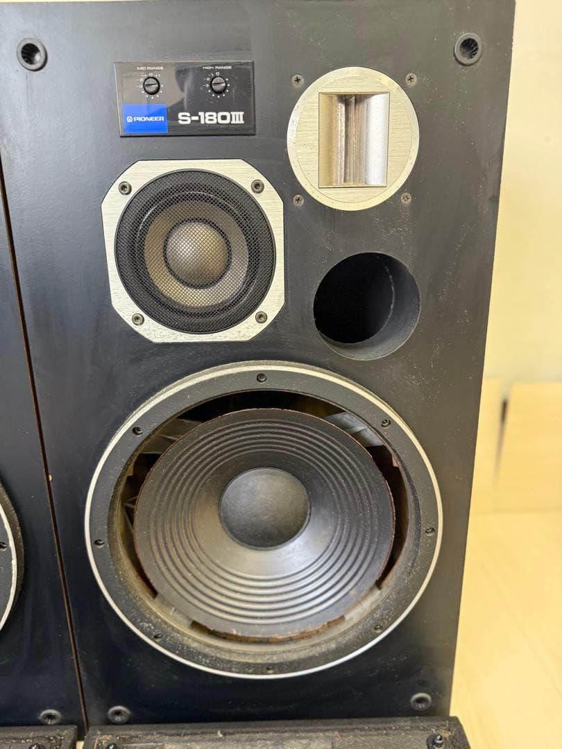 パイオニアPioneerS-180EIIIスピーカーセット　ジャンク品