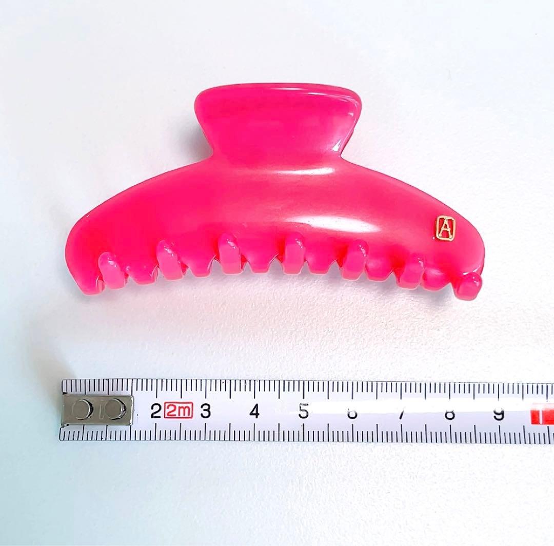 アレクサンドルドゥパリ　ピンク　クリップ　キラキラストーン　ショッキングピンク