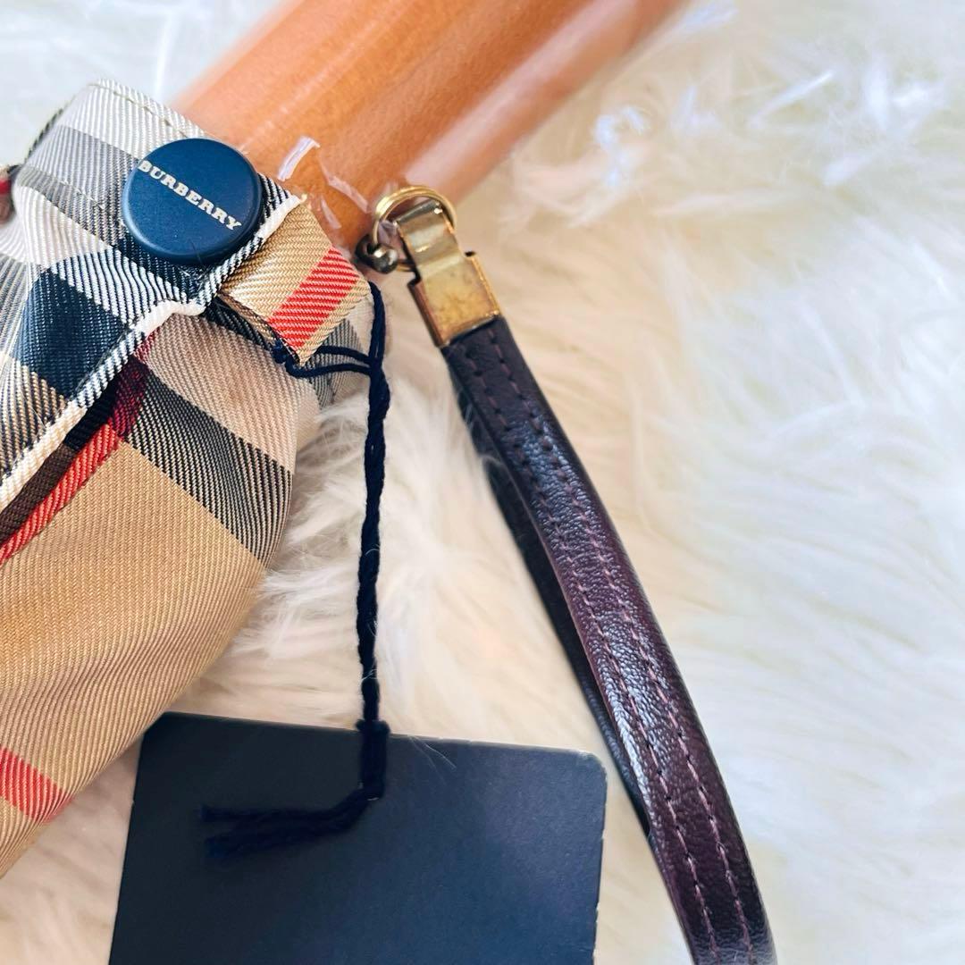 新品未使用✨ タグ付き バーバリーロンドン　ノバチェック　折りたたみ傘