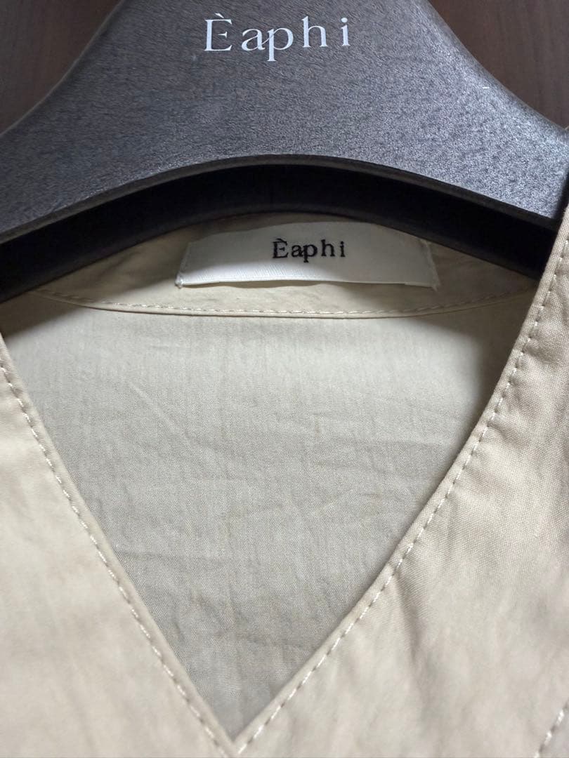 2*！様 eaphi Feeling Frills Blouse ベージュ FR