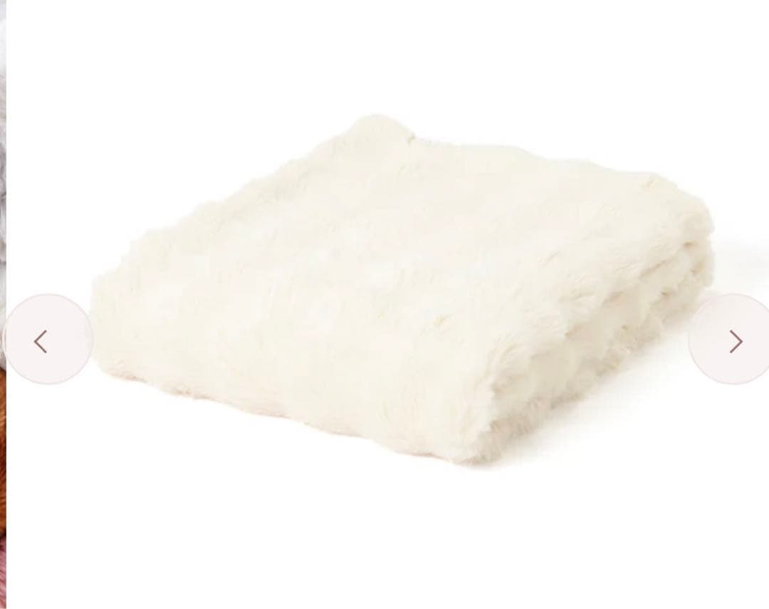 フランフラン」ヒーター付きブランケット・ひざ掛け♡エコファー