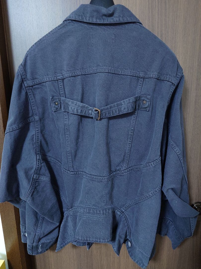 新品未使用品　ダブルエンド　セルビッチ　デニムブルゾン　サイズ38